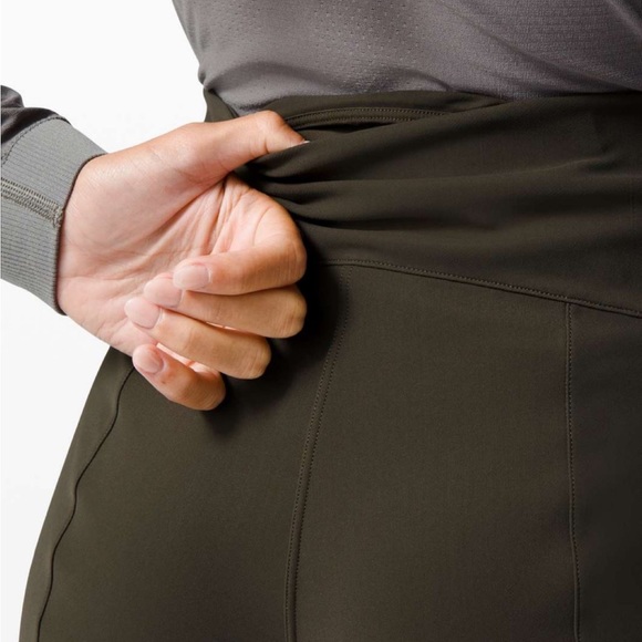 Lululemon here to there HR 7/8 pant in dark olive - Picture 3 of 5